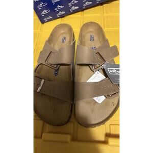 Birkenstock Arizona BS LeatherSandals Tabacco Brown US M 10 EU 43 New With Tags
